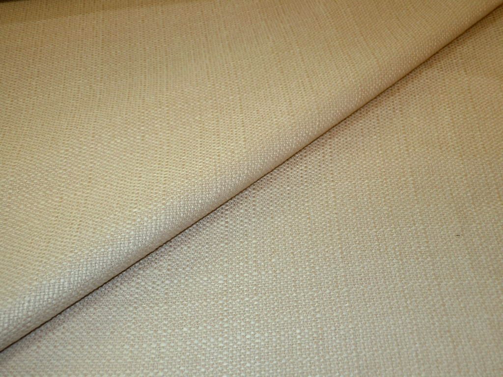 Discount Linen Look Drapery Fabric color White Sands