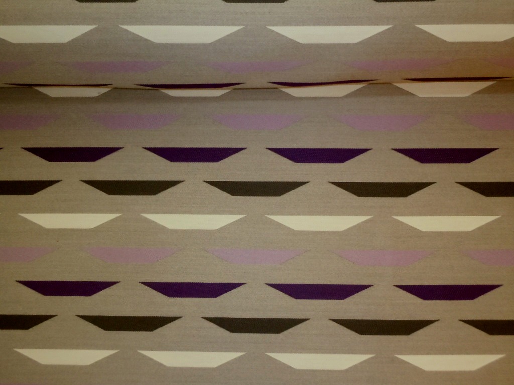 Contemporary Geometric Upholstery Fabric Pinnacle multi purple