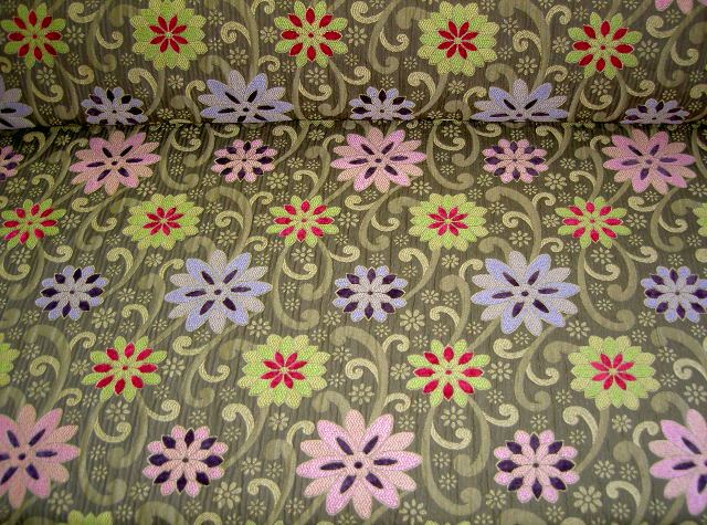 Embroidered Upholstery Fabric