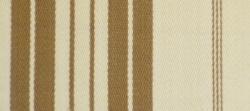 Swatch of Classic Stripe Fabric in Tan Cream