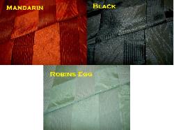 Flocked Stripe Faux Silk Drapery Fabric Braemore Saville Row