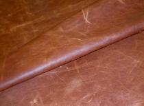 Brown Distressed Leather Hide this is a full skin hide hand crafted in Brazil