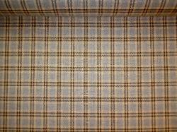 Browns & Grays Plaid Upholstery Fabric, Expressly made for Schindler's