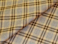 Expressly made for Schindler's Browns & Grays Plaid  Upholstery Fabric