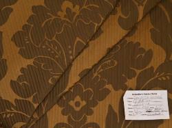 Schindlers Upholstery shop tag for contemporary damask pattern home decor and interior design fabric