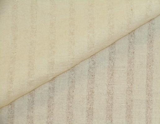 Closeup folded image of Robert Allen's Beacon Hill high end Cecchi casement fabric in Snow