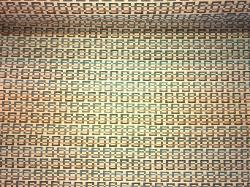 Chain Link color Cream upholstery and home decor fabric in a modern contemporary geometric design