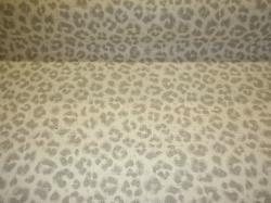 Cheetah Ash Linen Blend Fabric