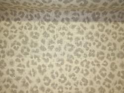 Discount Pattern Cheetah color Ash Linen Blend Fabric