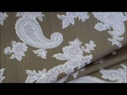 Click for Pattern Chelsea Paisley Home Decor Designer Fabric Color Chocolate, by Braemore Textiles, page