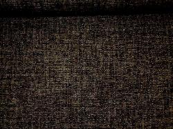 Chenille Pattern Hardwood in Salt & Pepper upholstery fabric, black and natural