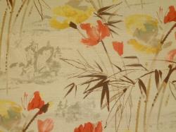 SMC Pattern Chizoba color Tumbleweed barkcloth home decorating fabric