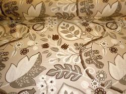 P Kaufmann Fabric's Pattern Chloe Color Stone on cutting table