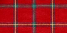 Decorator fabric in color Red, Laura & Kiran Box Plaid Swatch