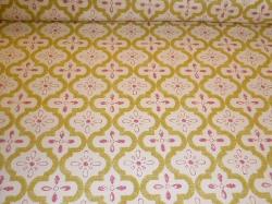 Braemore Textile Pattern Conservatory Color Dew Decorator Fabric on cutting table