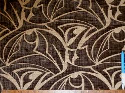 Sample of Discount contemporary cut velvet pattern Color Slate Upholstery Fabric