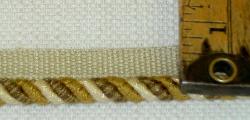 Decorative Braided Lip Cording Fabric Trim Pattern 3410 Color 765 by yard Erie Islands design collections
