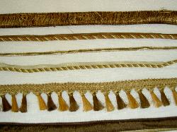 Colors 545 and 765 Decorative Fabric Tassel Trim Gimp Cording