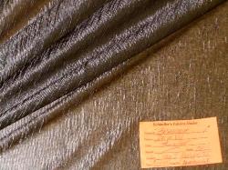 Schindler's Shop tag for Semisheer Drapery Crinkle design decorator fabric, Braemore Pattern Deja Vu Color Thunder