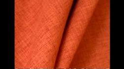 Click for video and image page of Duralee pattern Muncie Color Flame from Suburban Home Ventura Collection textured solid color in red