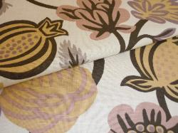 Closeup folded image of modern contemporary floral pattern from Robert Allen Home