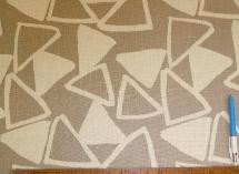 Sample of contemporary abstract pattern color Linen Decorating Fabric