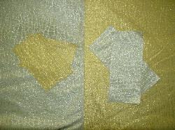 Get Swatches of Erie Islands Fabrics Belluno Colors Gold & Silver Doublewide Drapery Fabric Basics