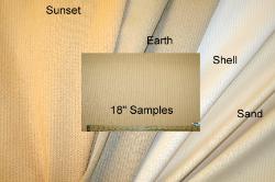 Sample image Erie Islands Fabrics Pattern Keith Colors Sunset Earth Shell and Sand Basic Stripes Discount Fabric