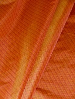 Draped curtain image of discounted special buy fabric from Fabricut closeout and inventory reduction, priced to design cheap