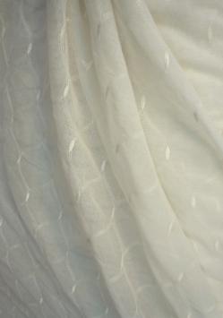 Curtain image of Discount Fabricut Drapery Curtain Sheer Fabric Nanny in Creme