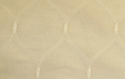 Swatch of Fabricut Drapery Curtain Sheer Fabric Nanny in Creme