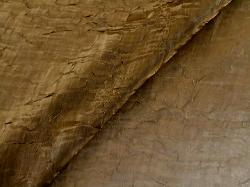 Closeup folded image of Discount Fabricut Drapery Curtain Semi-Sheer Fabric Eclissi in Mercury