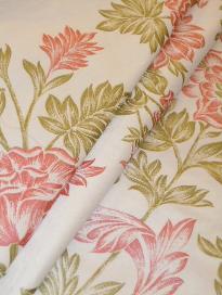 Drape curtain image of Fabricut Silk Floral Pattern Lorelai color Blossom