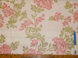 Sample of Silk Floral Sale Fabric Lorelai Blossom