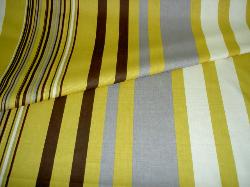Fabricut Prestigious Textiles Ochre yellow brown gray Design Flo Stripe Fabric