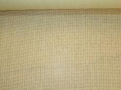 worsted wool semi sheer casement. Wool drapes beautifully with a soft hand. Woven in Great Britain, parchment color