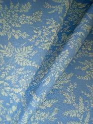 Floral Leaf Pattern Parkwood Color Blue from Robert Allen Home Fabrics Classic Simplicity Volume