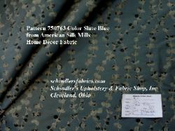 Discount Floral Vine Design Color Slate Blue Home Decor Fabric