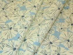 Pattern Forget Me Not color Sky a multipurpose medium weight  durable home decor Fabric