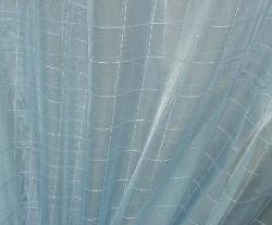 Doublewide, Checks with Reflective Textured Embroidered Block Edges, Beautiful Upscale (Color Palette, neptune, bermuda grey, ziggurat, botticelli, gothic, bali hai, kashmir blue, blue bayoux)