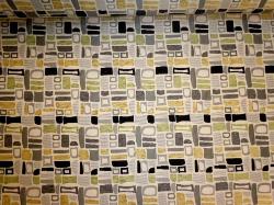 Upholstery Fabric with chenille accents Pattern Geiger Color Oasis