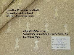 High End Embroidered Geometric Diamond Pattern Fabric