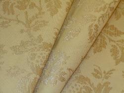 Glint Floral Upholstery Fabric color White Gold