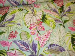 Hamilton Cayman in Seafoam premium high end large scale bright floral pattern