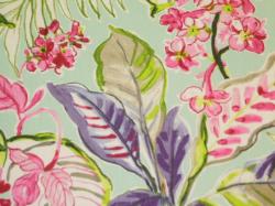 Hamilton Cayman in Seafoam premium high end large scale bright floral pattern