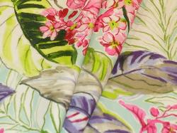 Hamilton Cayman in Seafoam premium high end large scale bright floral pattern