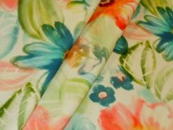 Premium Artistic Watercolor Floral Fabric