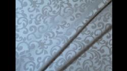 Video and image page for Pattern Ilard Color Platinum Decorator Fabric, a tone on tone floral scroll pattern