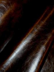 Traditional Glazed Antique Faux Leather Pattern London color Cask