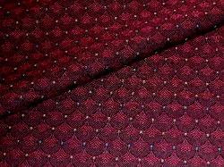 Closeup folded image of Color Burgundy Jacqueline Contract Fabric